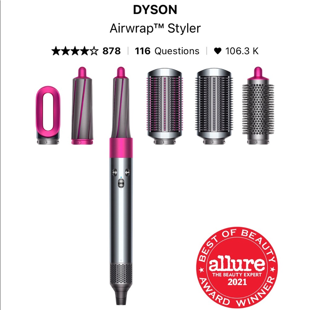Dyson air wrap!